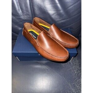 Cole Haan Grand+ Venetian Drivers Men's 13 Leather Loafers Brown NWT